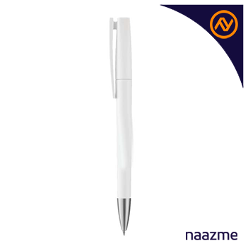 uma ultimate plastic pen - white - made in germany